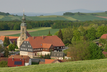 Evangelisch-Lutherische Kirche Erholungsort Waltersdorf mit Naturparkaus Zittauer Gebirge